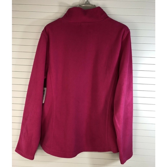 NWT LANDS END Women's Mockneck Polartec Fleece Pullover Top - Picture 3 of 4